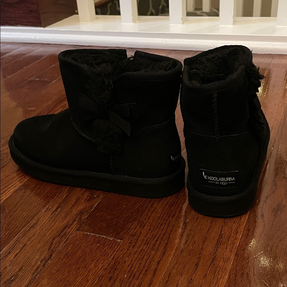 Koolaburra Kids Black Boots with Bow